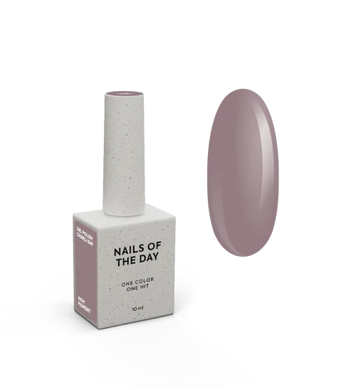 NAILSOFTHEDAY Let`s Special Charli – kalter Schokoladen-Gel-Nagellack für eine Schicht, 10 ml